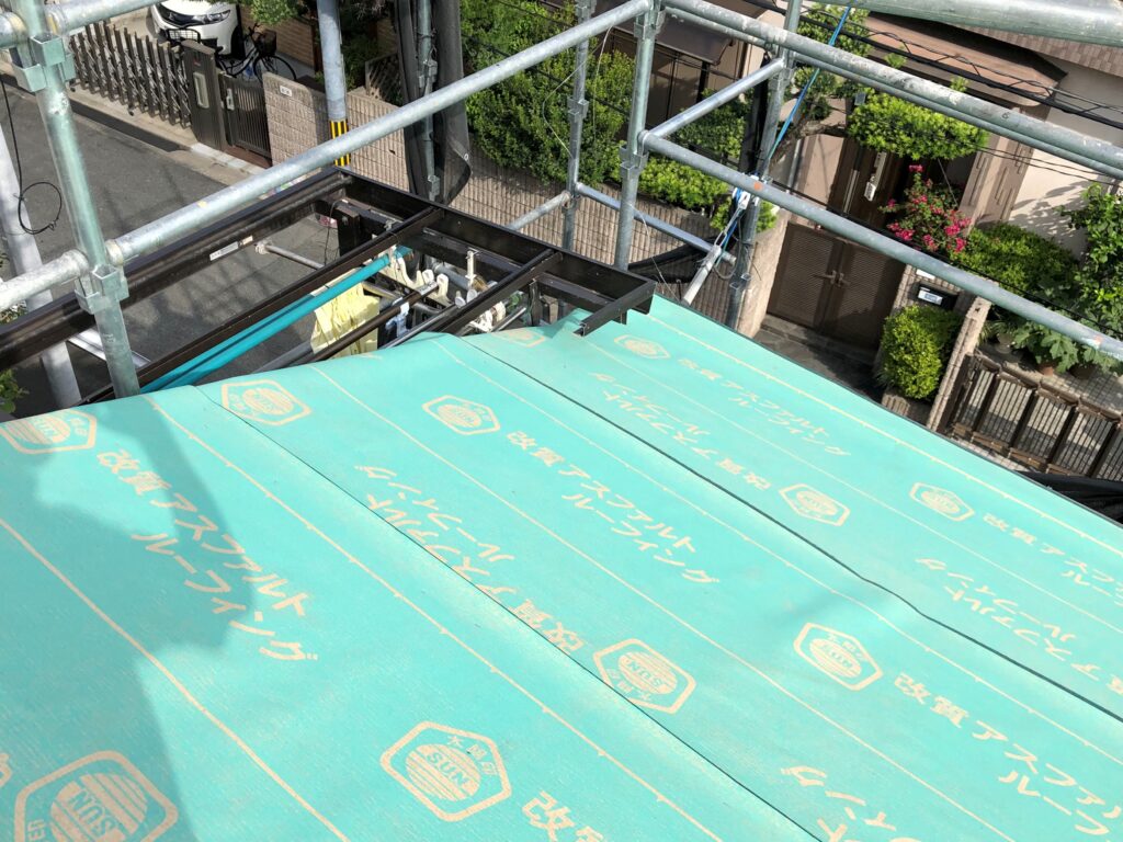 八尾市屋根外壁リフォーム　施工事例