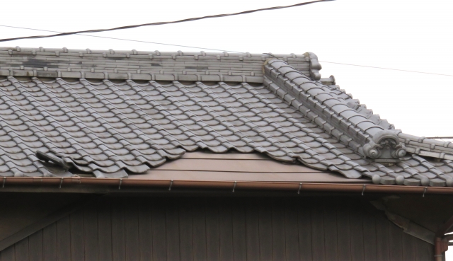屋根の台風被害