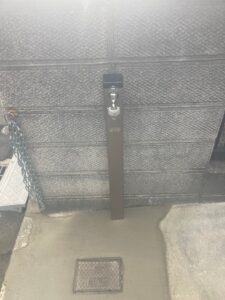 駐車場の散水栓を立水栓へ！八尾市戸建リフォーム